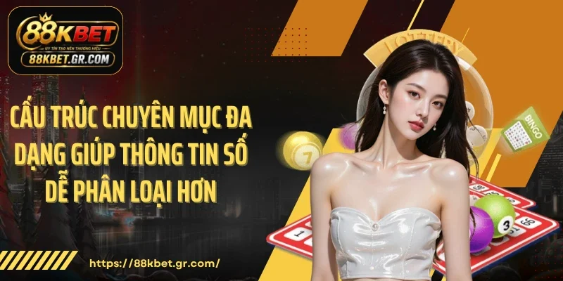 Cấu trúc chuyên mục đa dạng giúp thông tin số dễ phân loại hơn